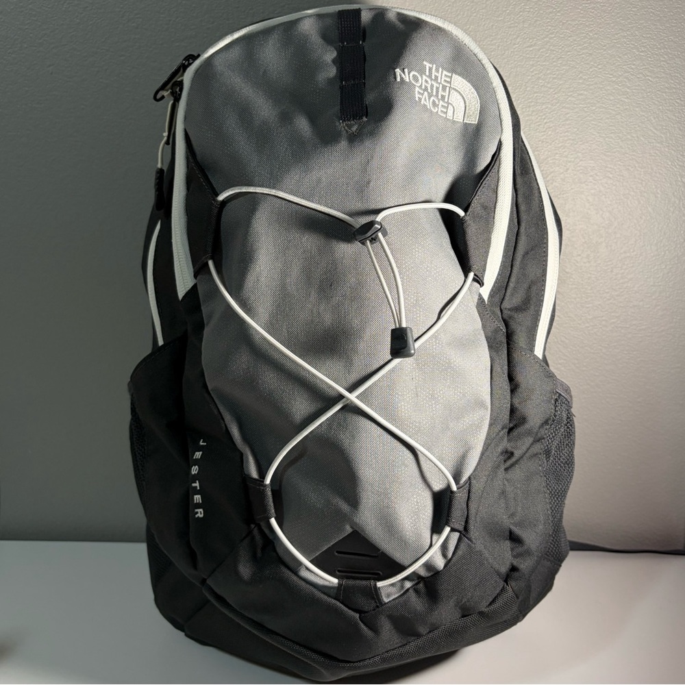 The North Face Black, Grey and White Jester Backpack - Picture 2 of 10